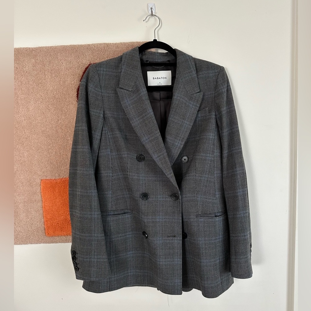 Aritzia Babaton Samuel Double Breasted Blazer